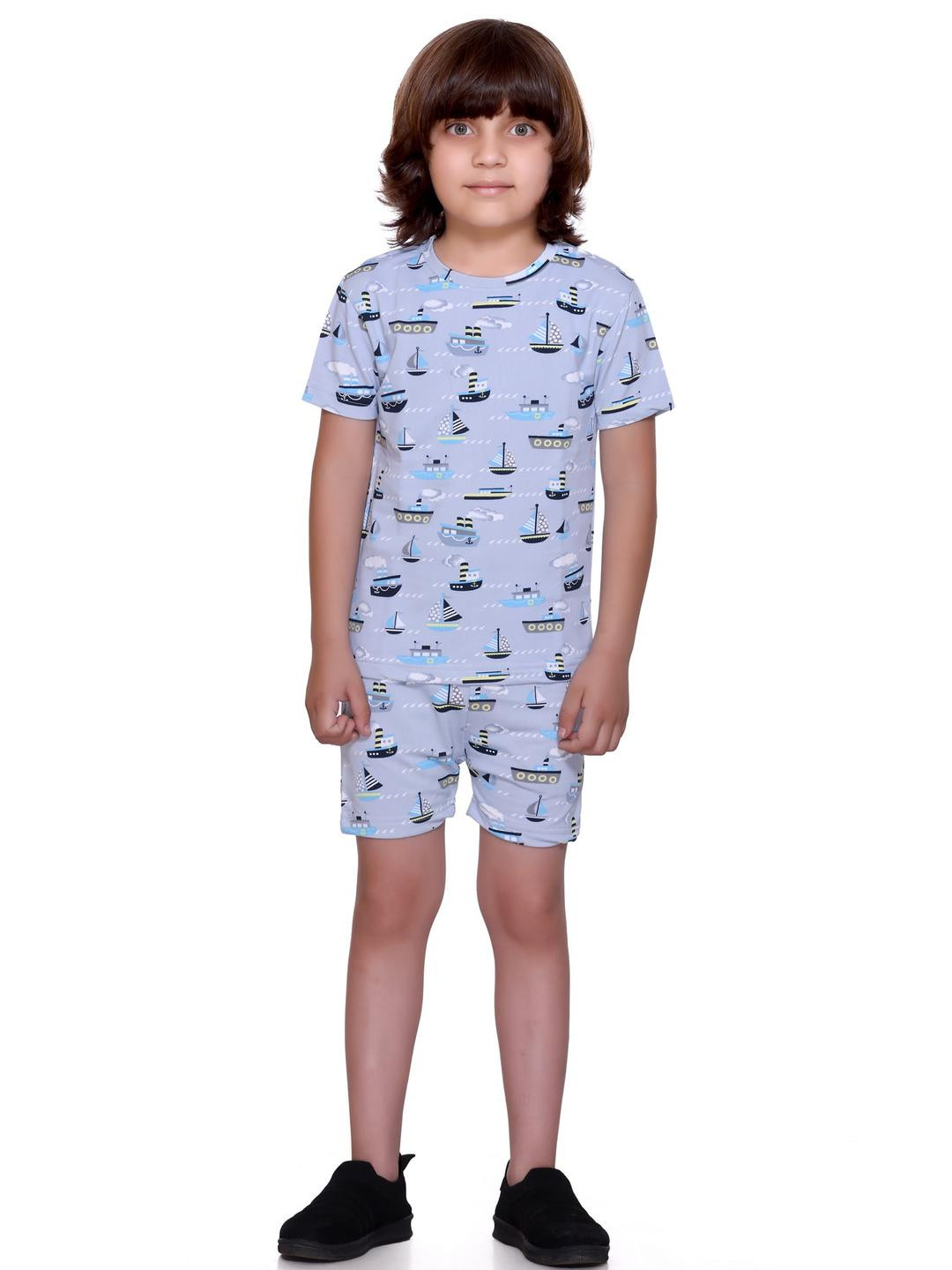 LEE BONEE Kids Printed T-shirt with Shorts