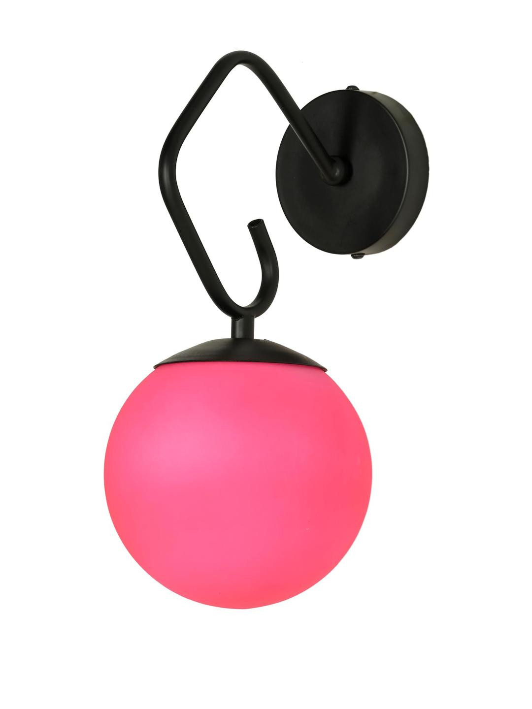 SOMIL Pink Spherical Shaped Wall Lamp