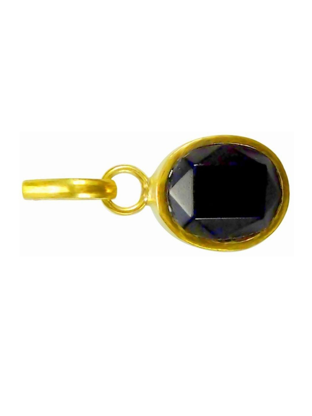 RAVIOUR LIFESTYLE Gold-Plated Blue Sapphire Pendant