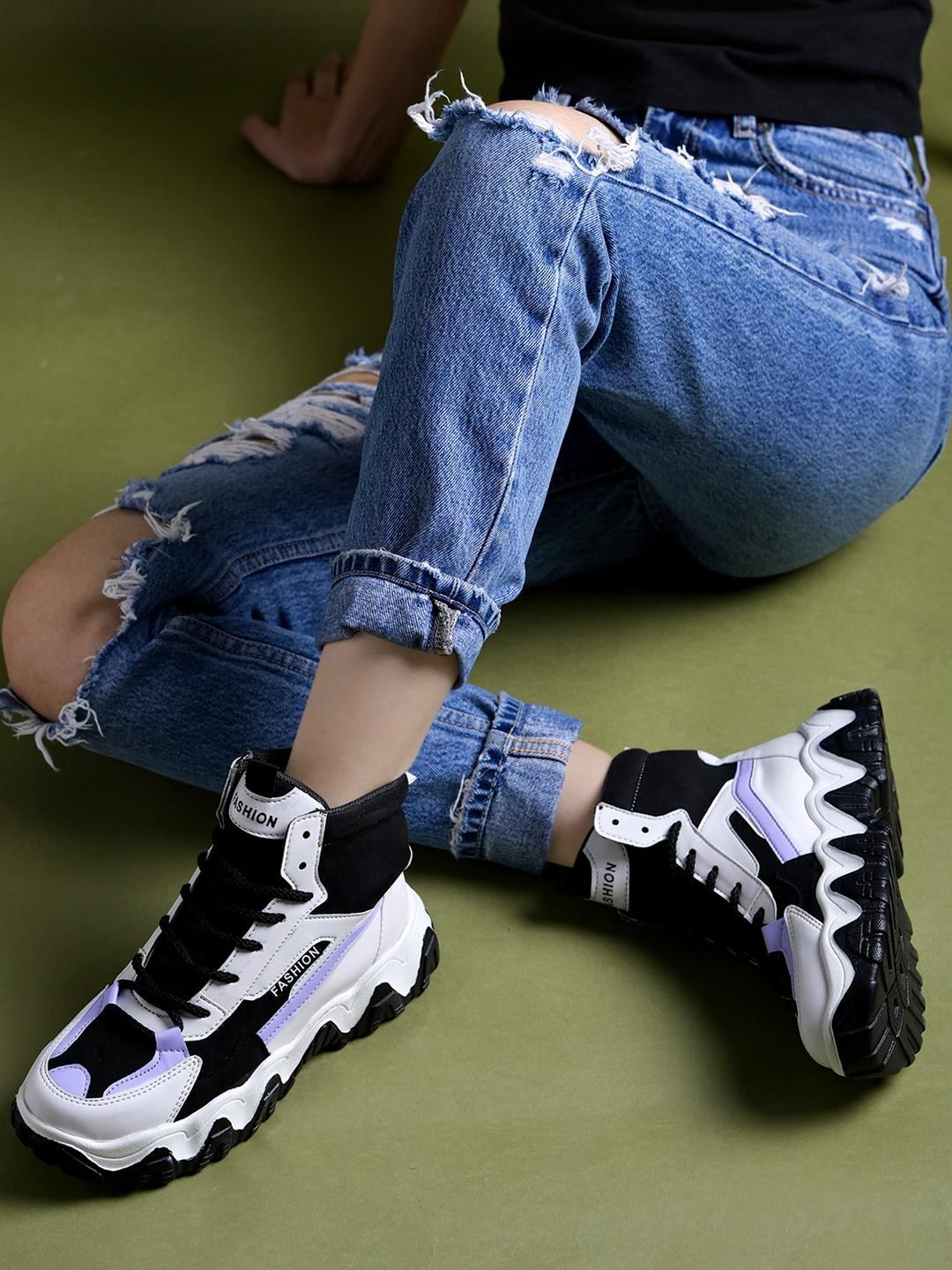 Stylestry Girls Chunky Sneakers