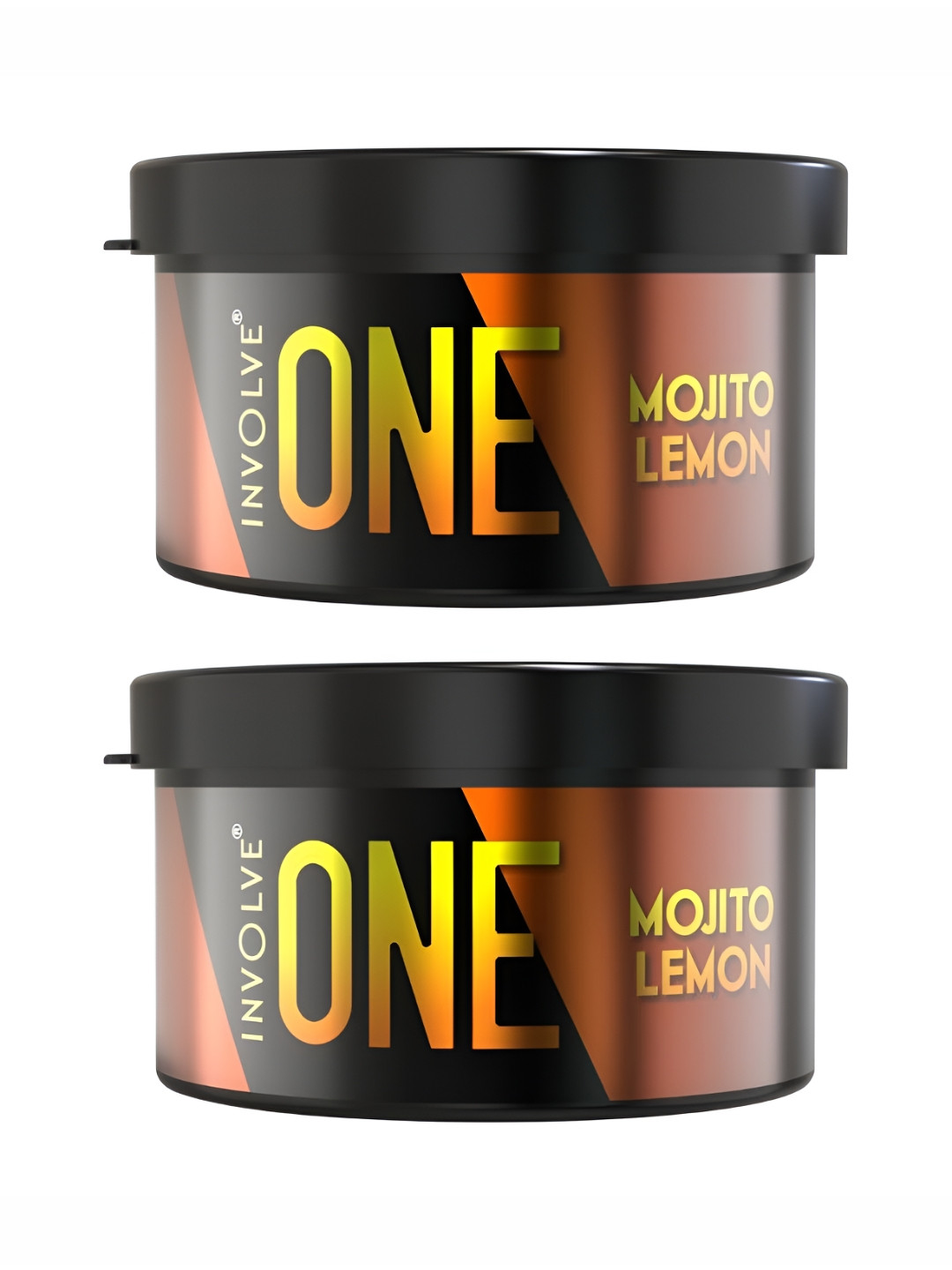 INVOLVE 2 Pieces Mojito Lemon Fiber Car Air Freshener 40 g