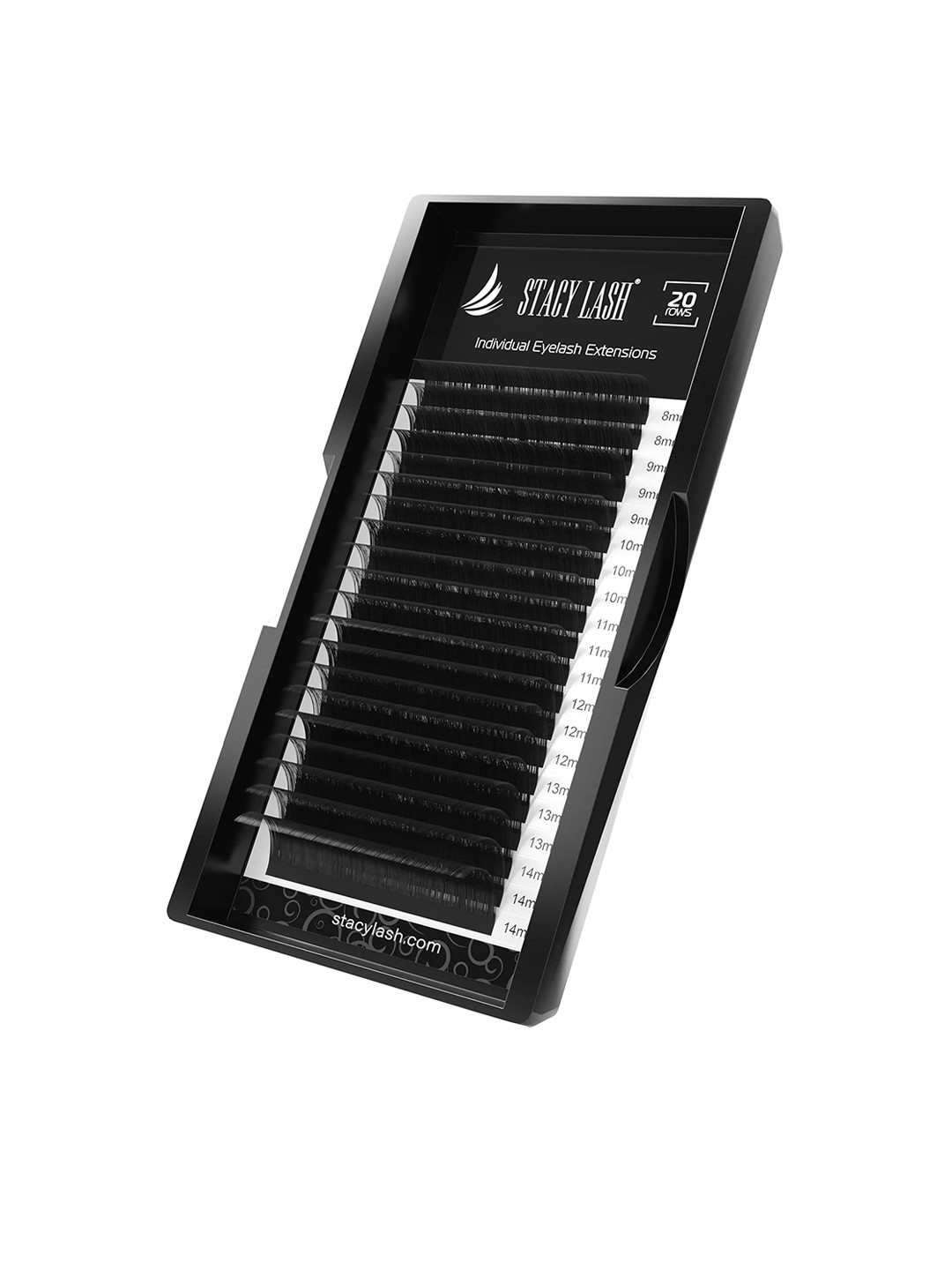 STACY LASH 20-Rows Individual False Eyelash Extensions - Curl J
