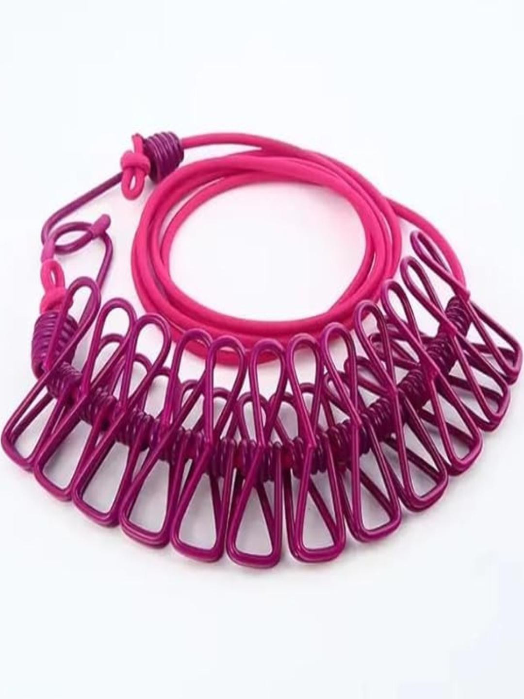 Khanjan Fashion Clothline with 12 Metal Clips