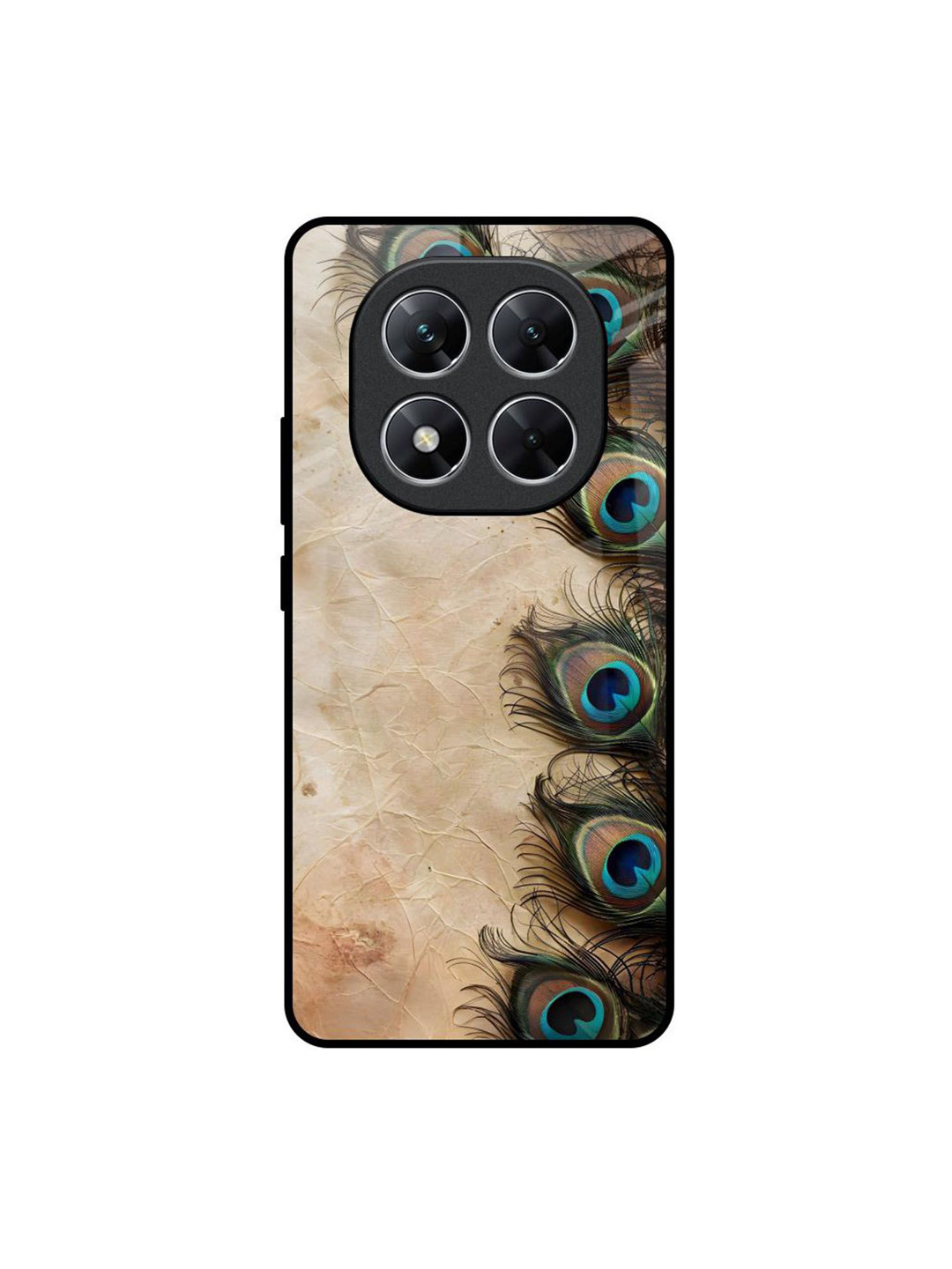 QRIOH Mystic Feather Poco X7 5G Back Case Mobile Accessories