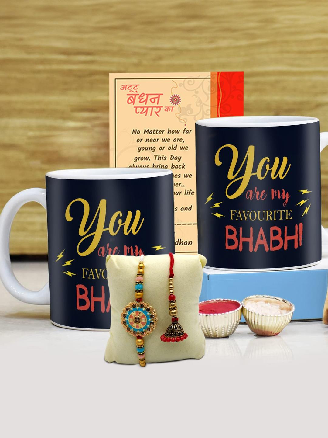 SKYTRENDS Black Printed Ceramic Matte Cups Set of Cups and Mugs