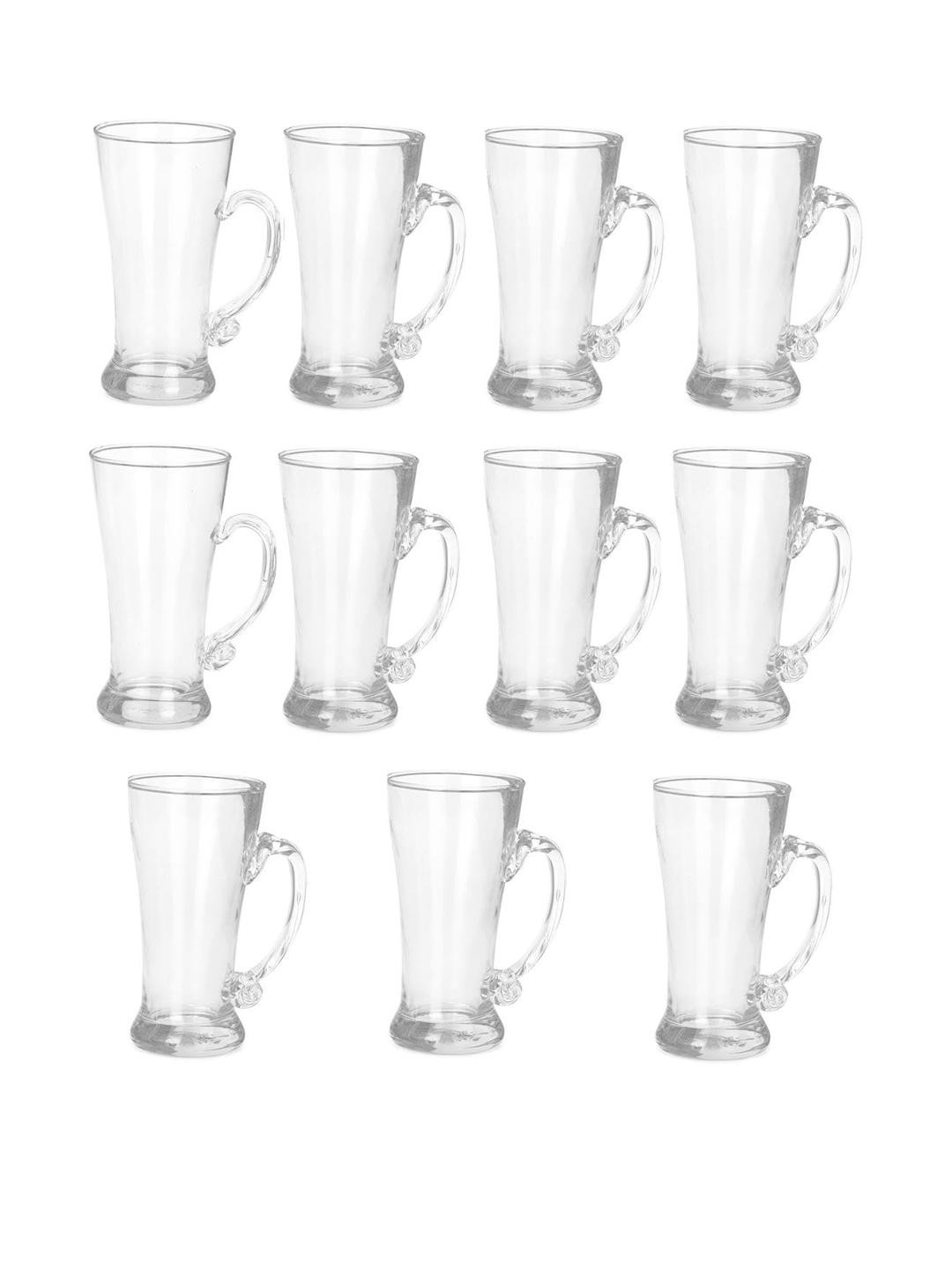 SOMIL Transparent 11 Pieces Food-Safe Water Glasses