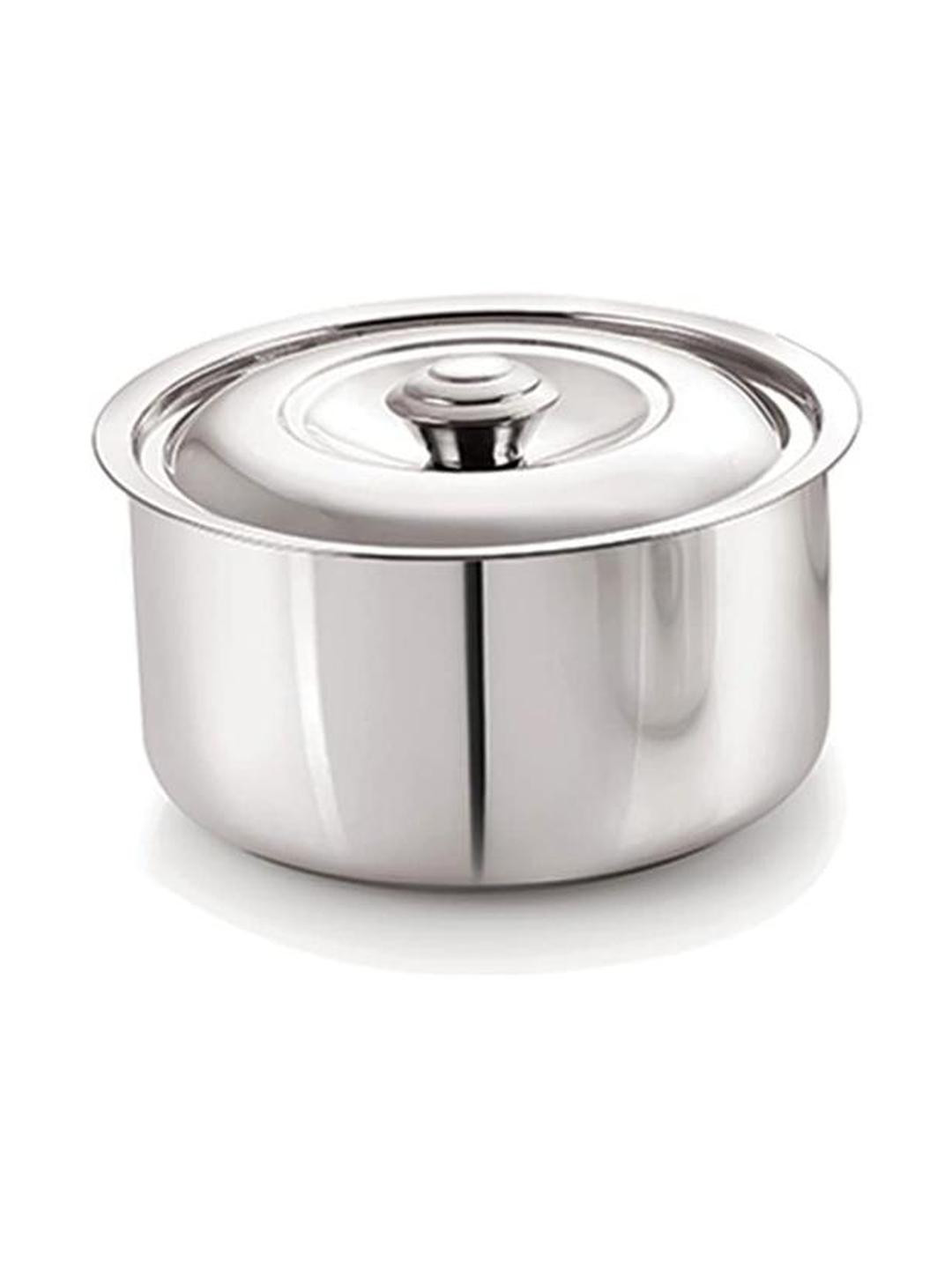 Neelam Stainless Steel Sizzling Hot Pot/Casserole with Lid, 1000 ML