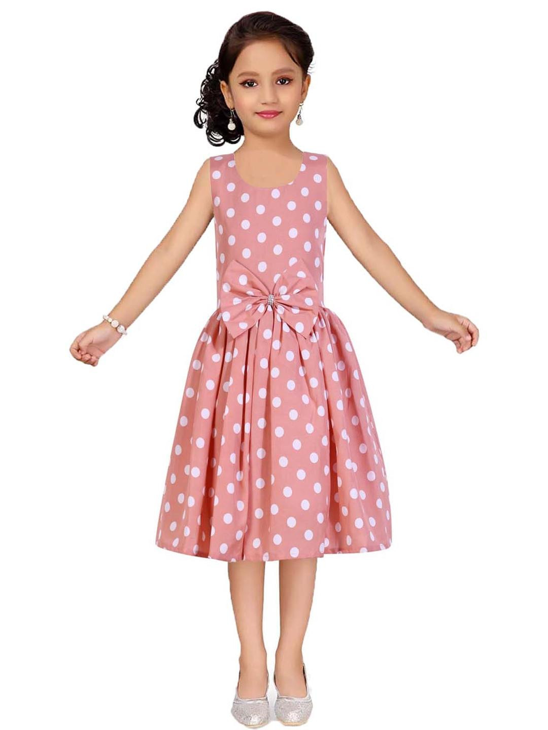 Shahina Fashion A-Line Girl's Casual Mini Frock Dress