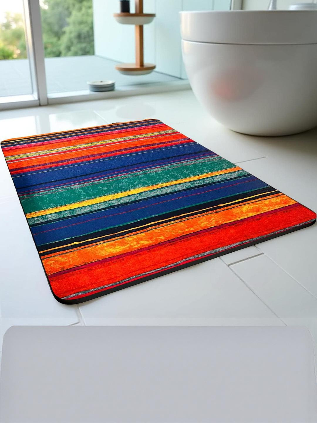 IVAZA Unisex Sunflower Yellow Color Anti Slip Silicone Material Bath Mats For Bathroom