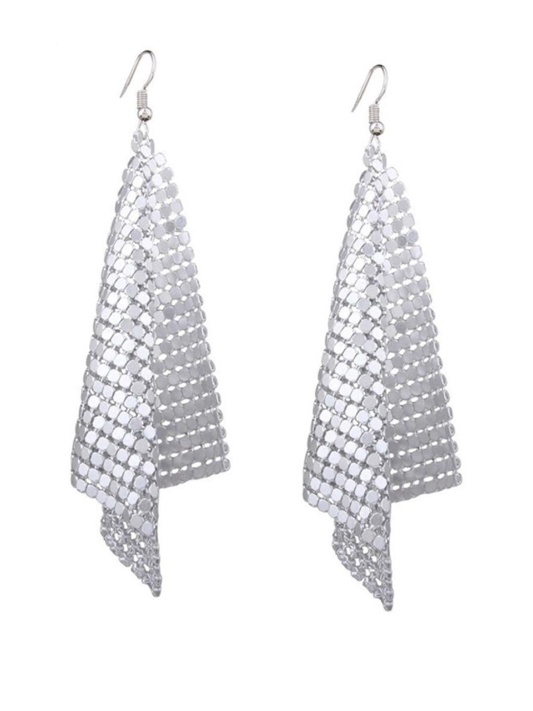 Weariton Silver And Blue Earring