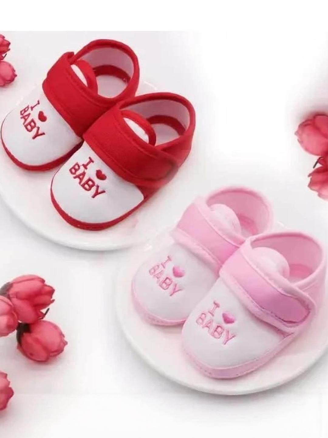 Dhairya Collection Baby Booties For Baby Boy and Baby Girls Pack of 2