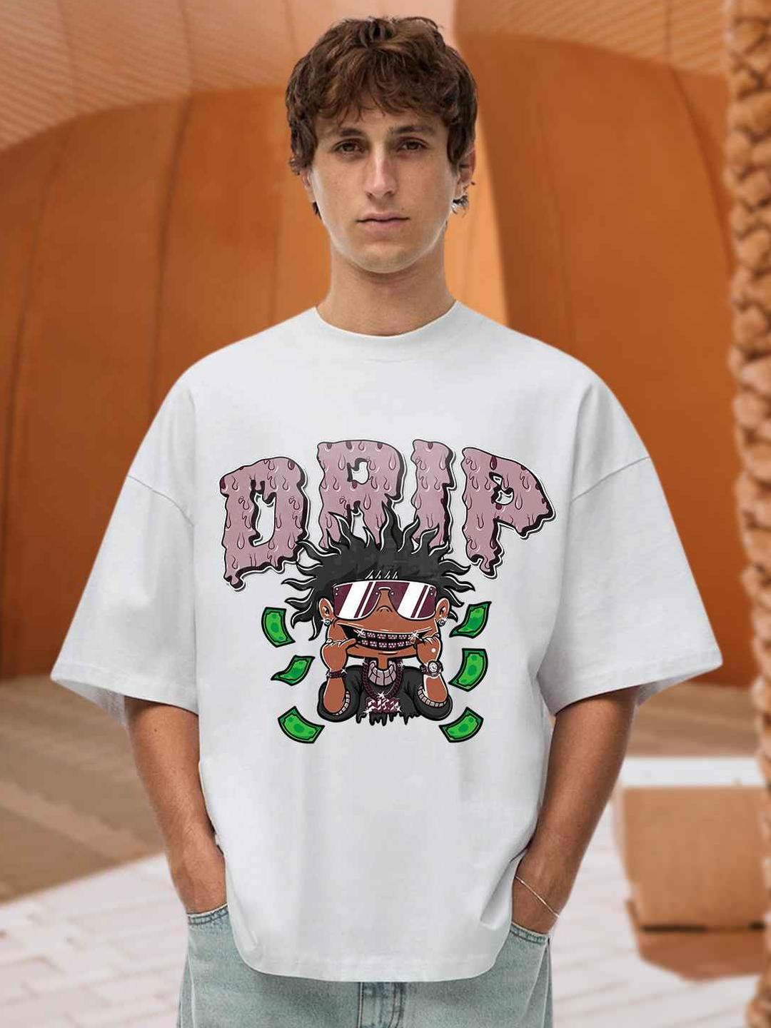 PRONK Adults-Men White Tshirts
