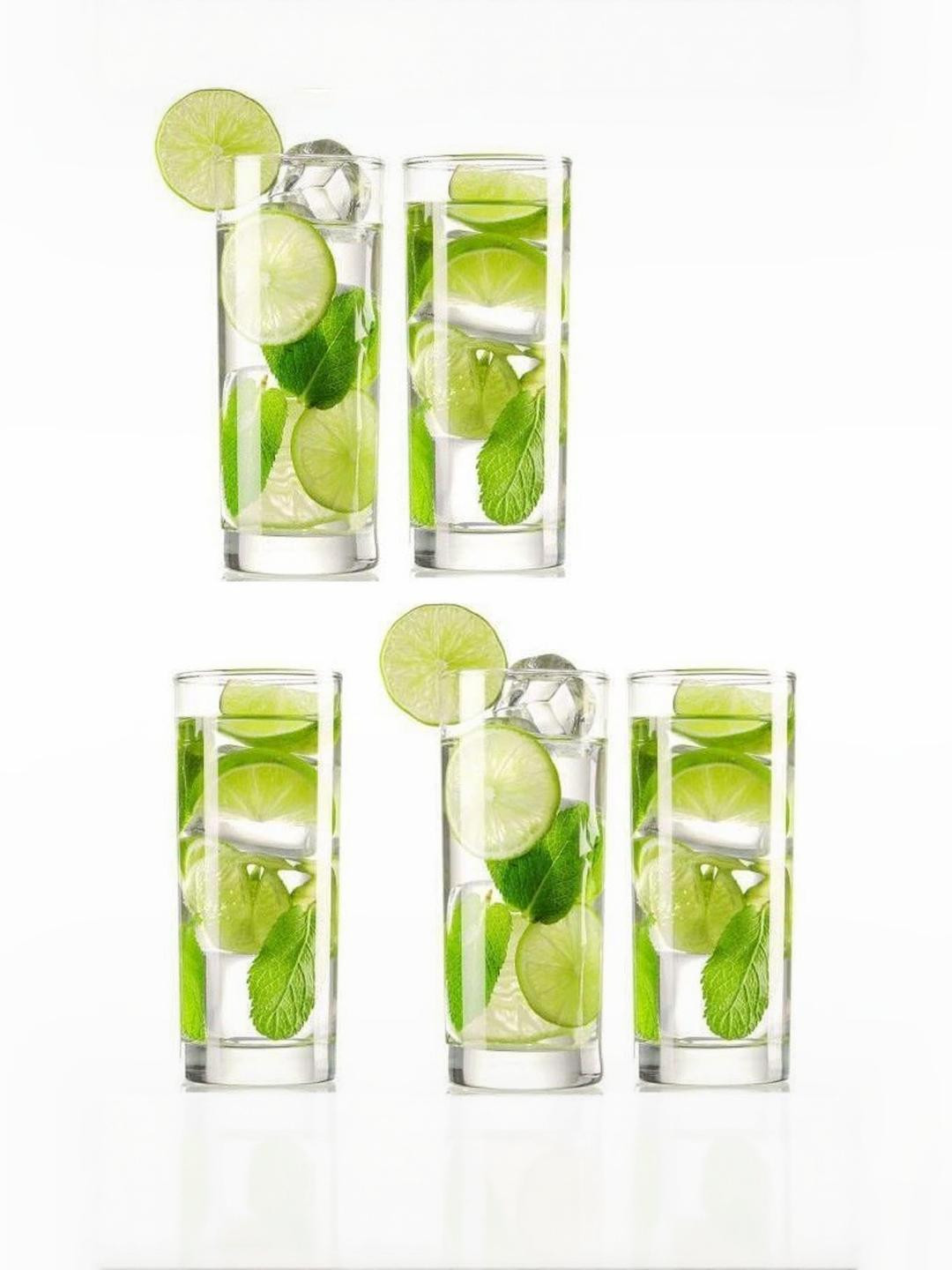 SOMIL Transparent 5 Food-Safe Glass Water Glass