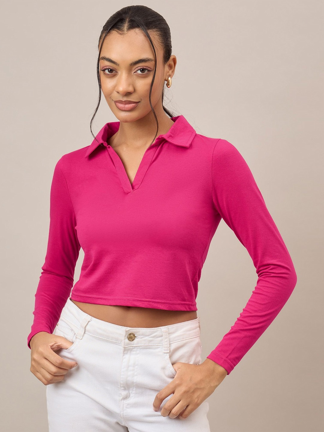 R.Code by The Roadster Life Co. Polo Collar Cotton Regular Fit T-shirt