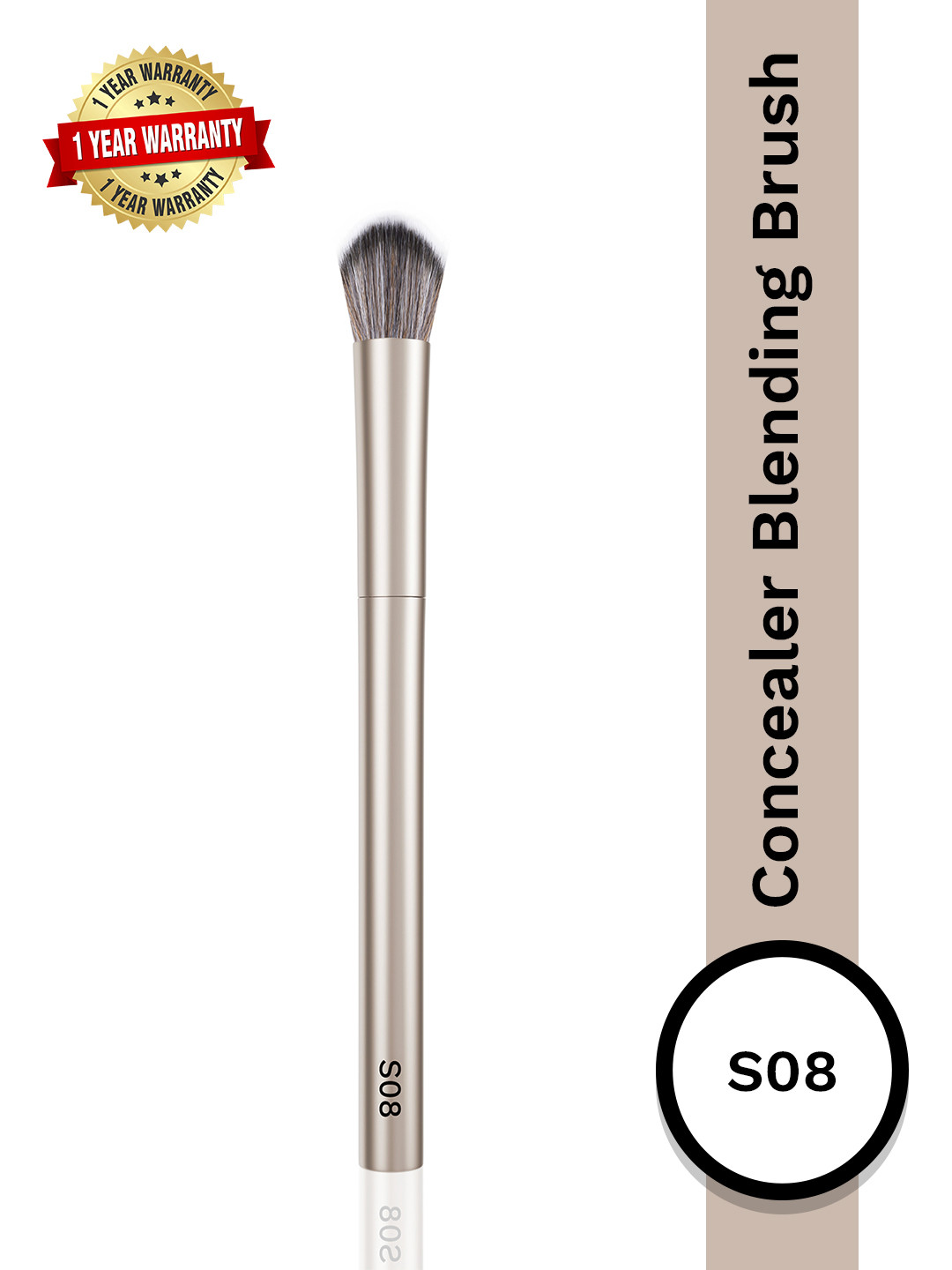 PAC S08 Concealer Blending Brush - Rose Gold