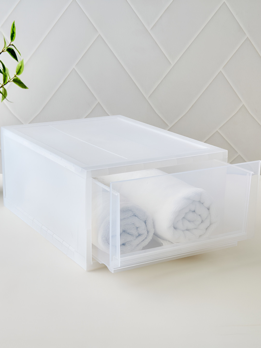 Home Centre Regan Dedar Transparent Regular Drawer Organiser 21L