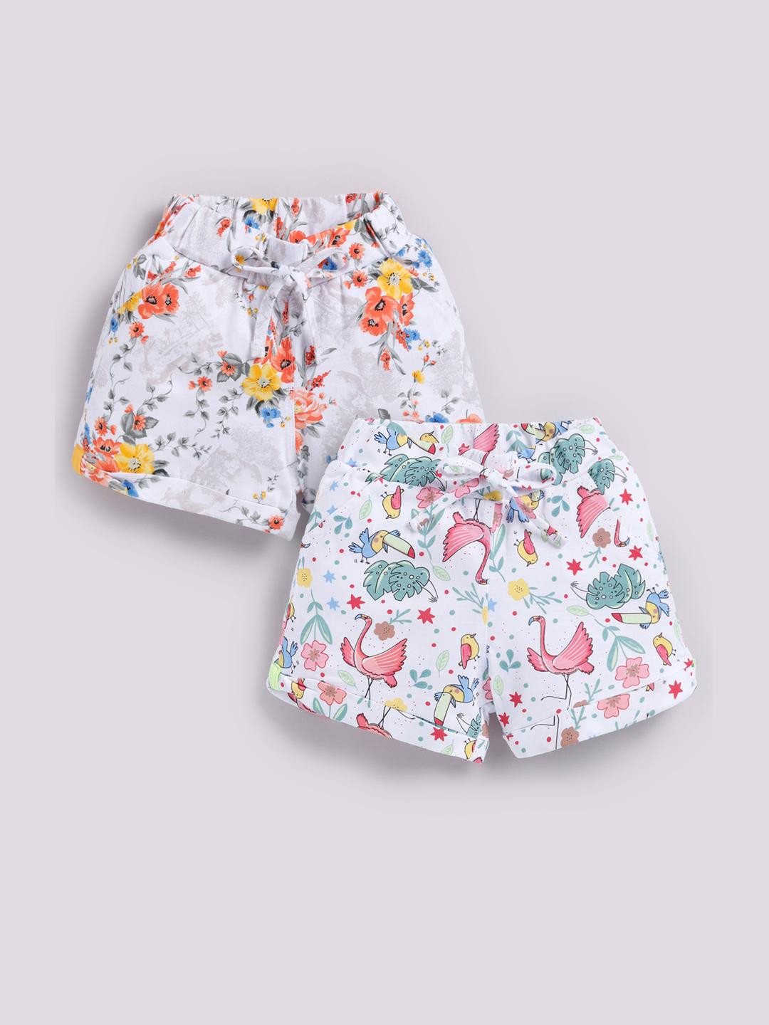 Biskid Girls Floral Printed Hot Pants Shorts