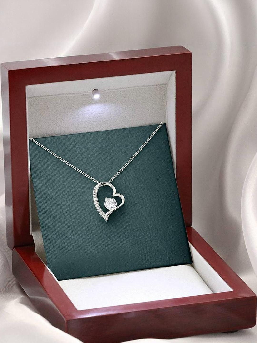 Sterling Silver Gift Mom Necklace, To My Mom Stay Strong Necklace, Gift For Mom, If God Is For Us W