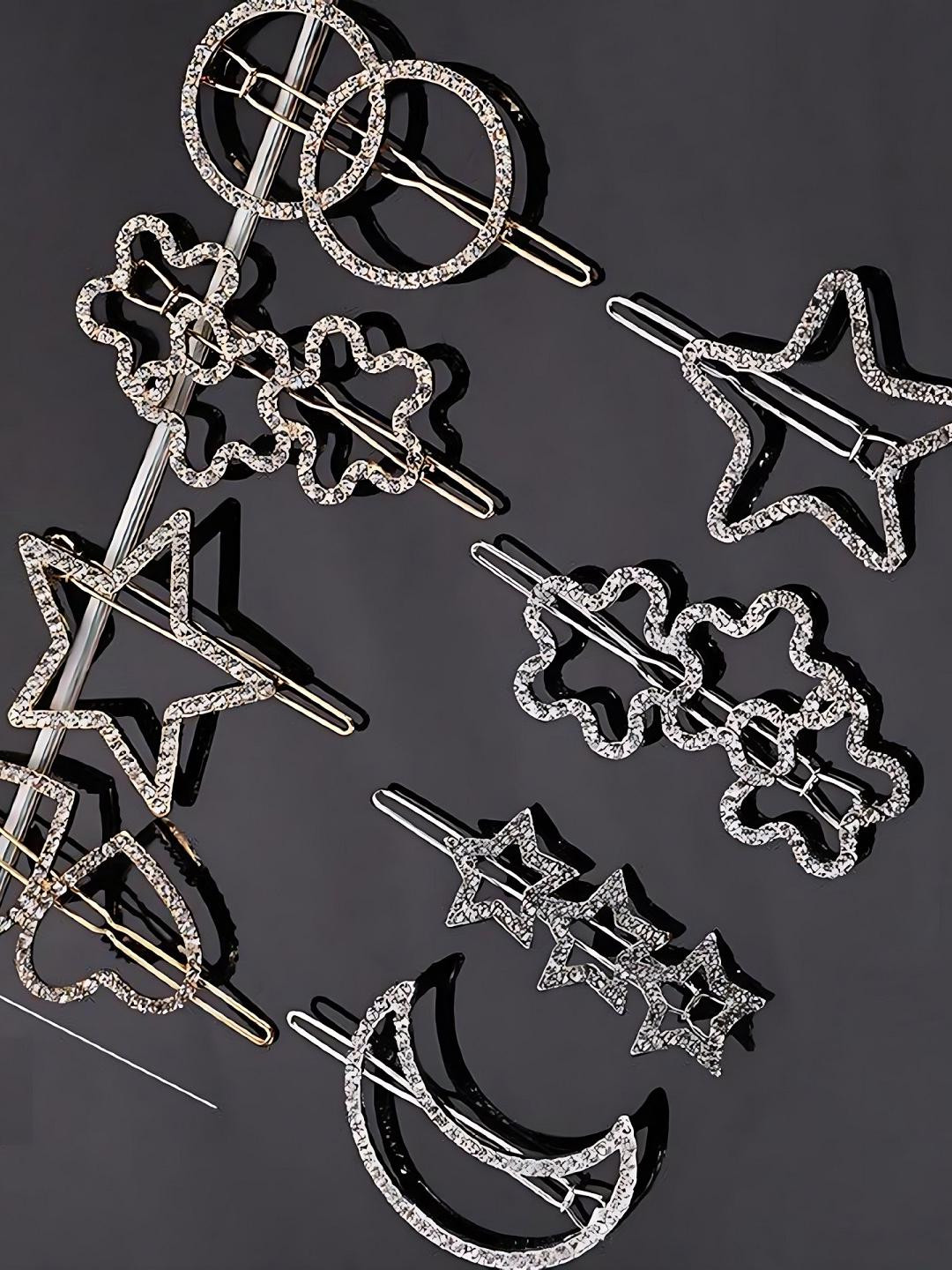 alamodey 8Pc Metal Western Hair Pins