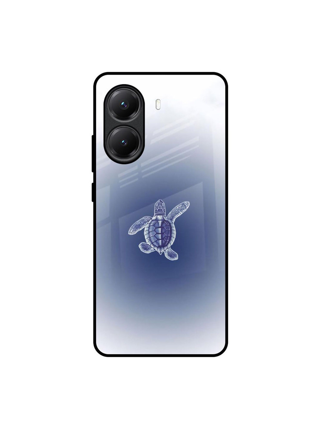 QRIOH Ocean Crawl Glass Case for Poco X7 Pro 5G Back Case Mobile Accessories