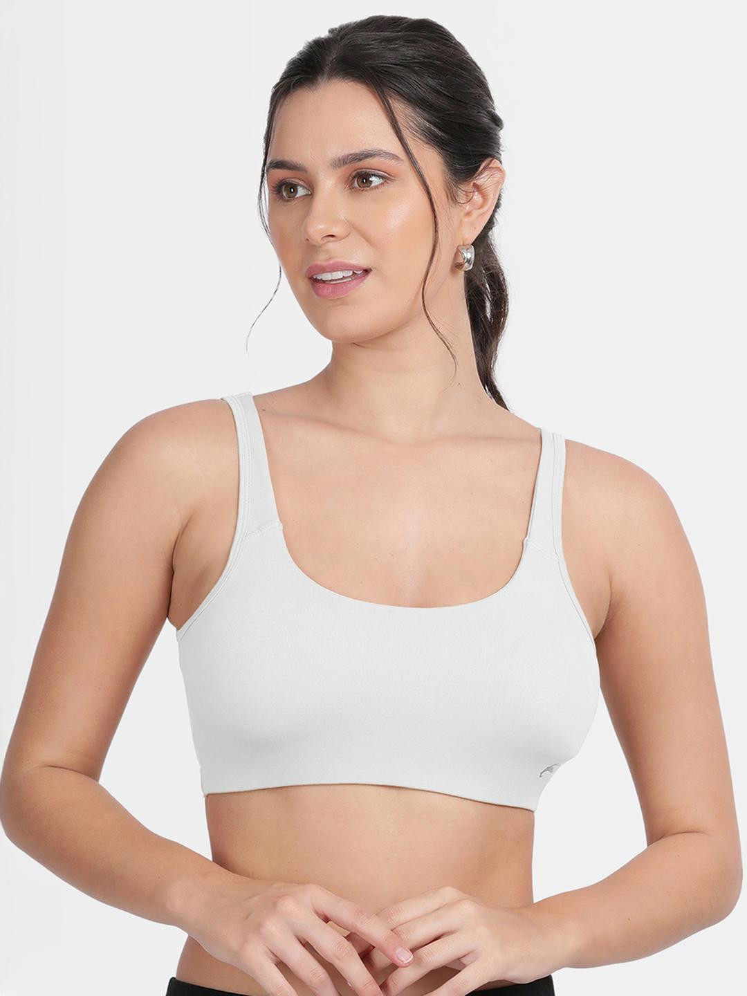 Envie Women Padded Non-Wired Three Forth Coverage Sports Bra