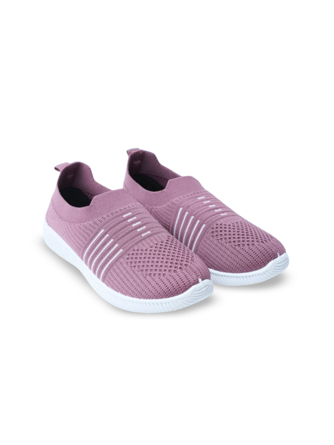 FootStation Women Woven Design Slip-On Sneakers