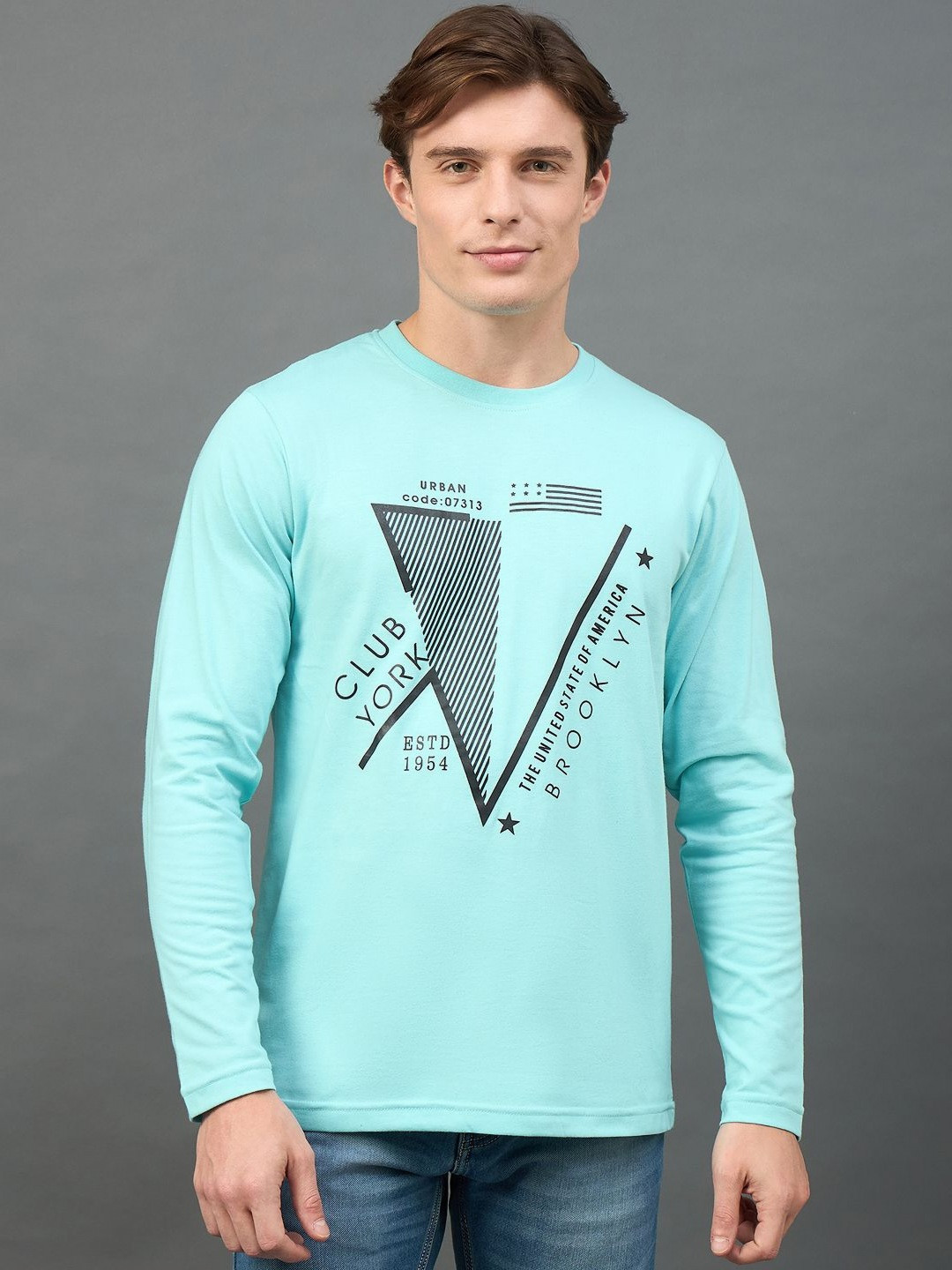 THE BEETEL HOUSE Men Typography Printed Round Neck T-shirt