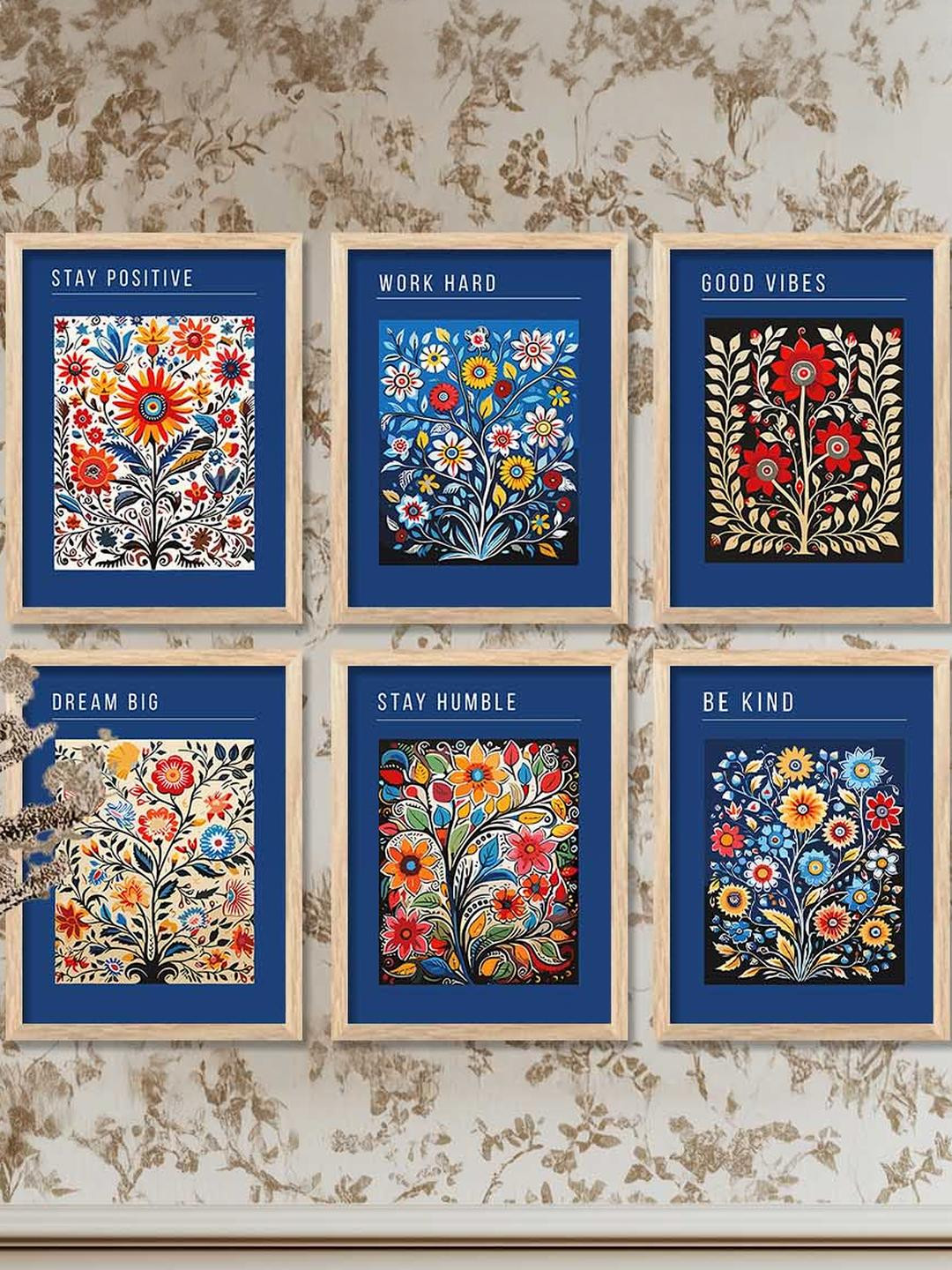 WALLLANE Multicoloured Modern Wall Art With Frame