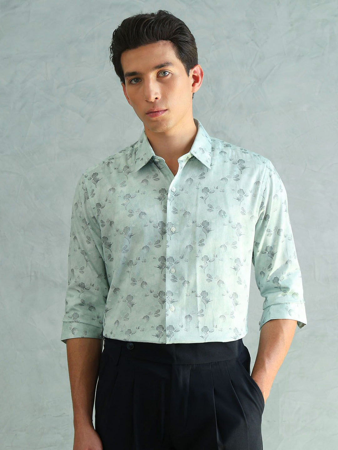 Arrow Newyork Men Slim Fit Smart Printed Shirt