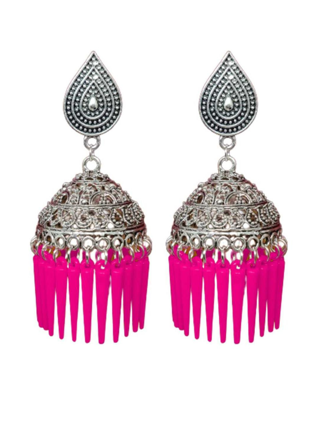 Weariton Fuchia Pink Drop Earings