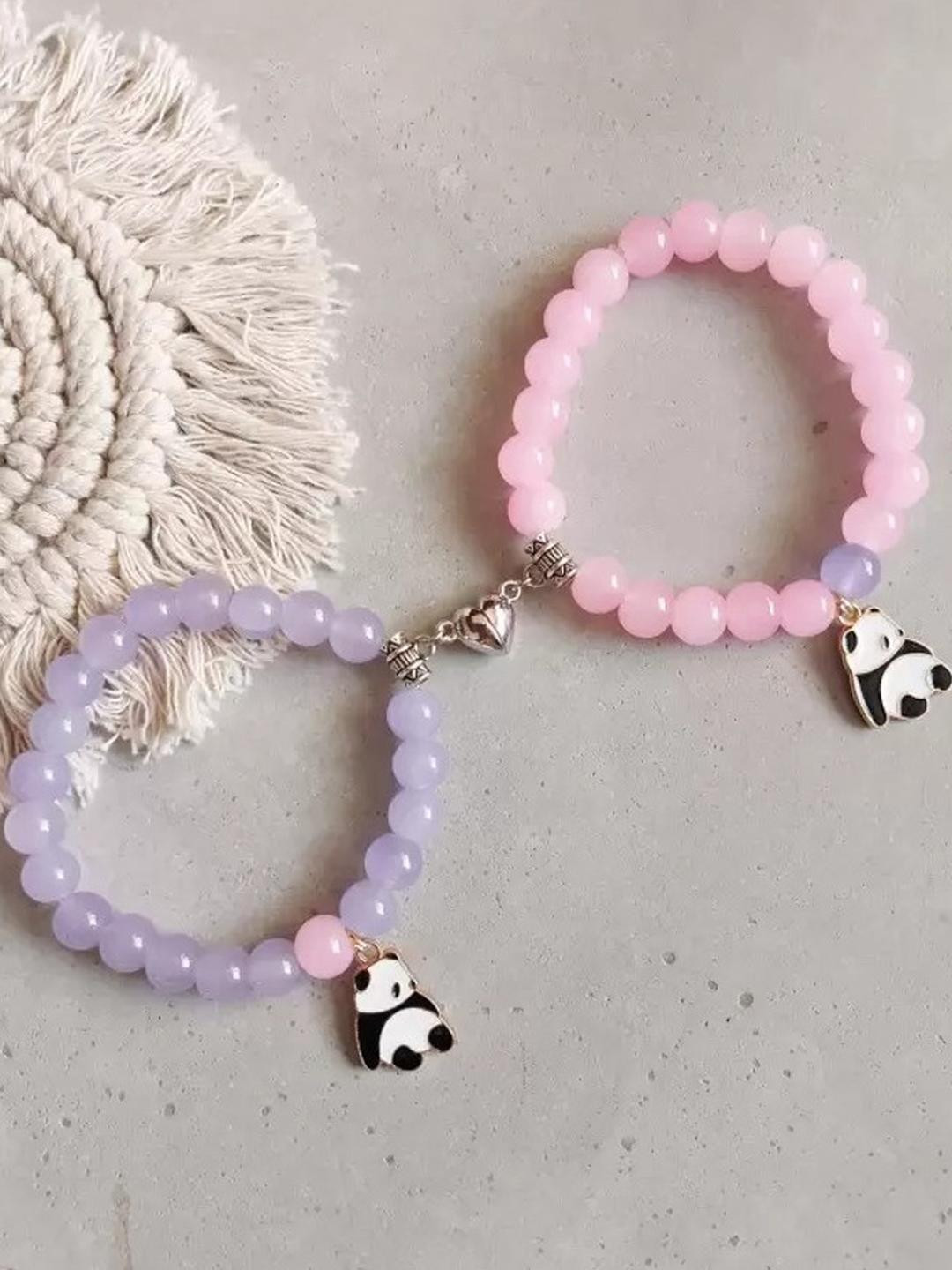 Rodya Unisex Slivermagnet Panda Bracelet