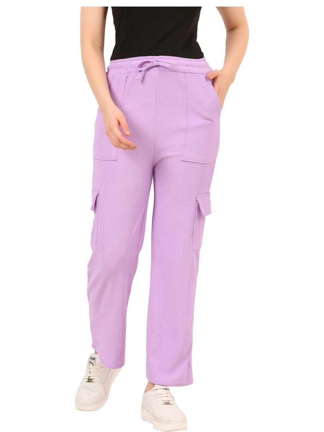 AMNOUR Girls Peach Track Pants
