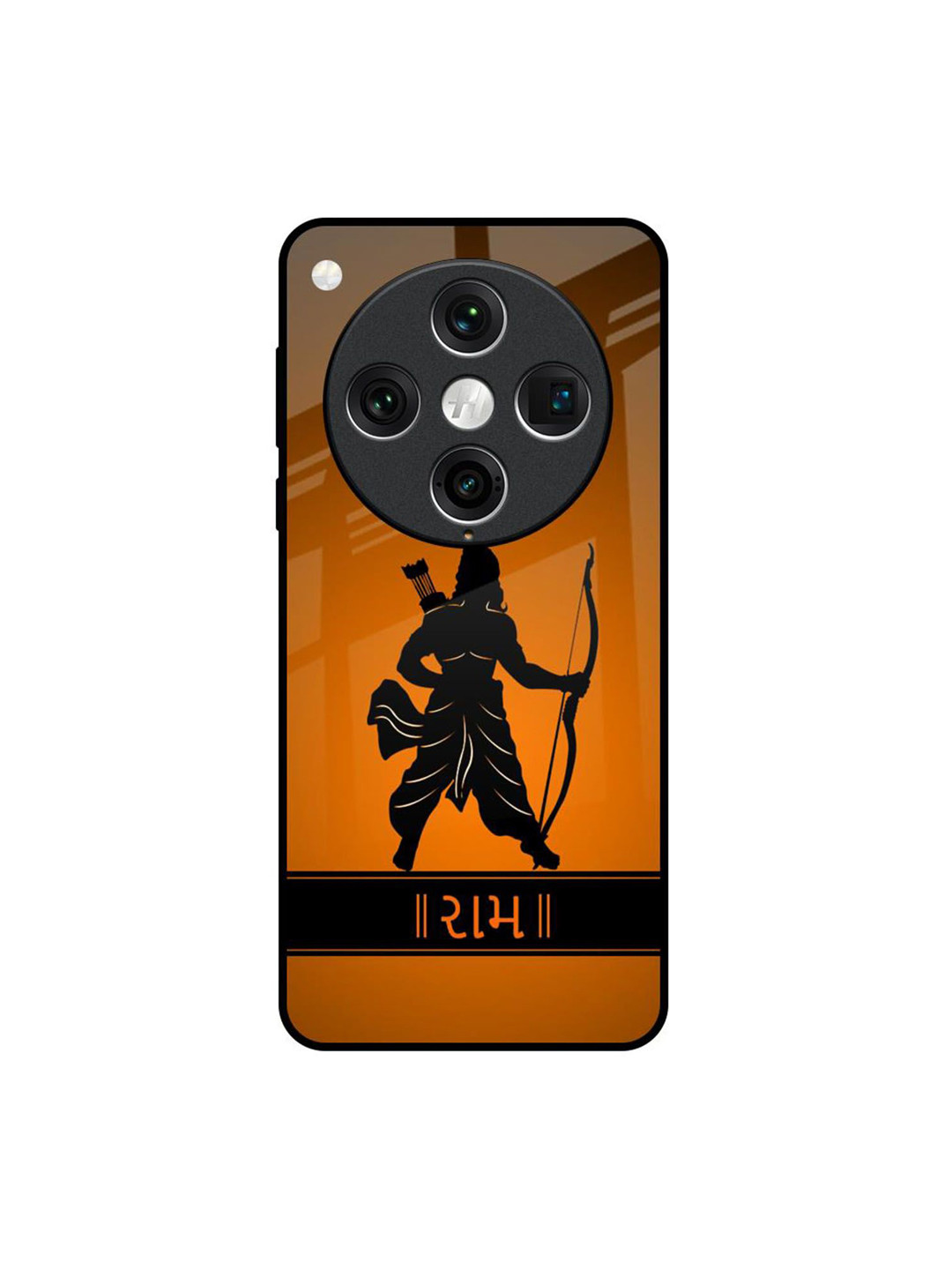 QRIOH Halo Rama Printed Oppo Find X8 Pro Glass Back Case