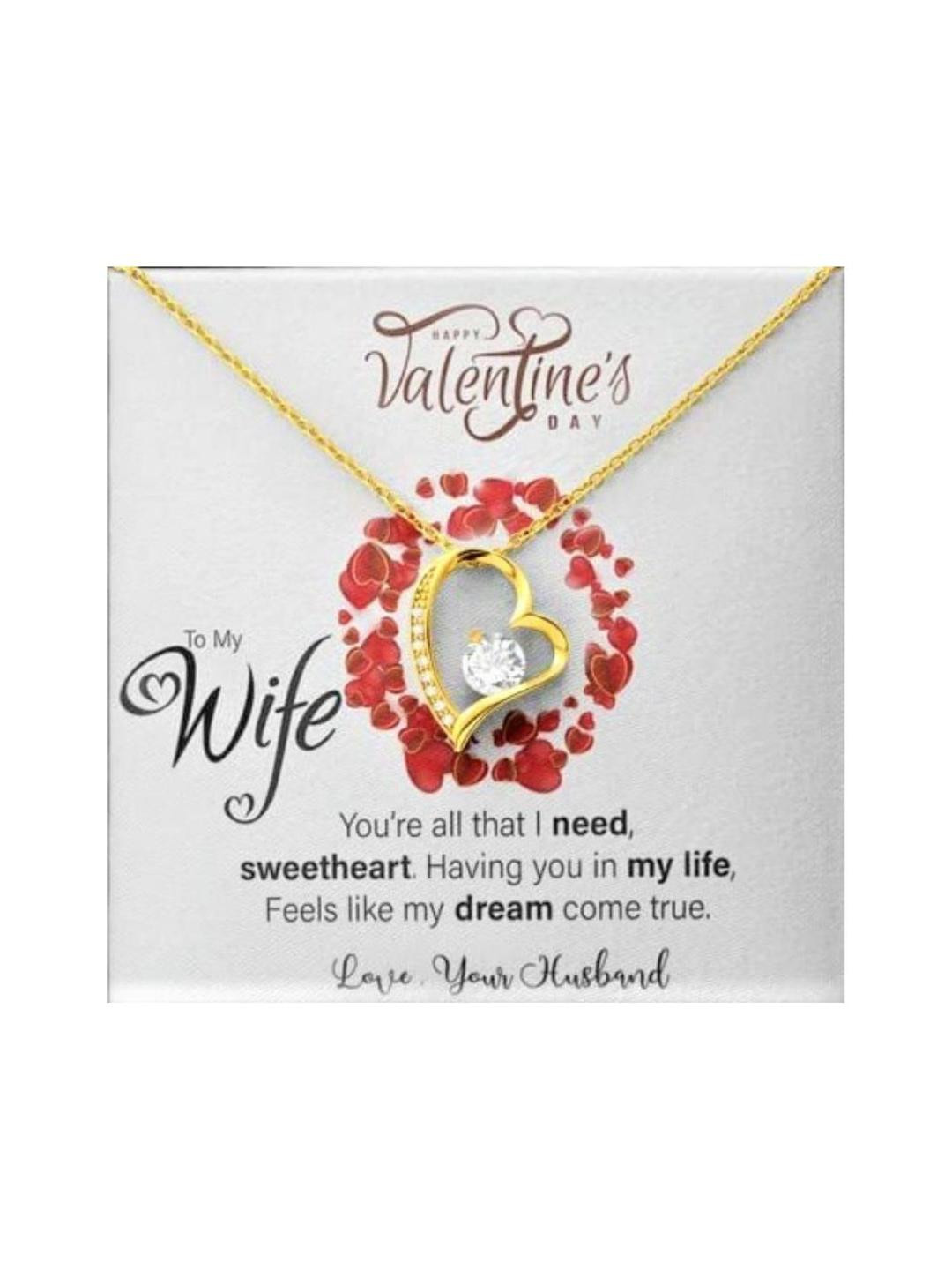 Silver Gift Girlfriend Necklace, Romantic Gift For Girlfriend, Best Simple Gift For Girlfriend, Gif