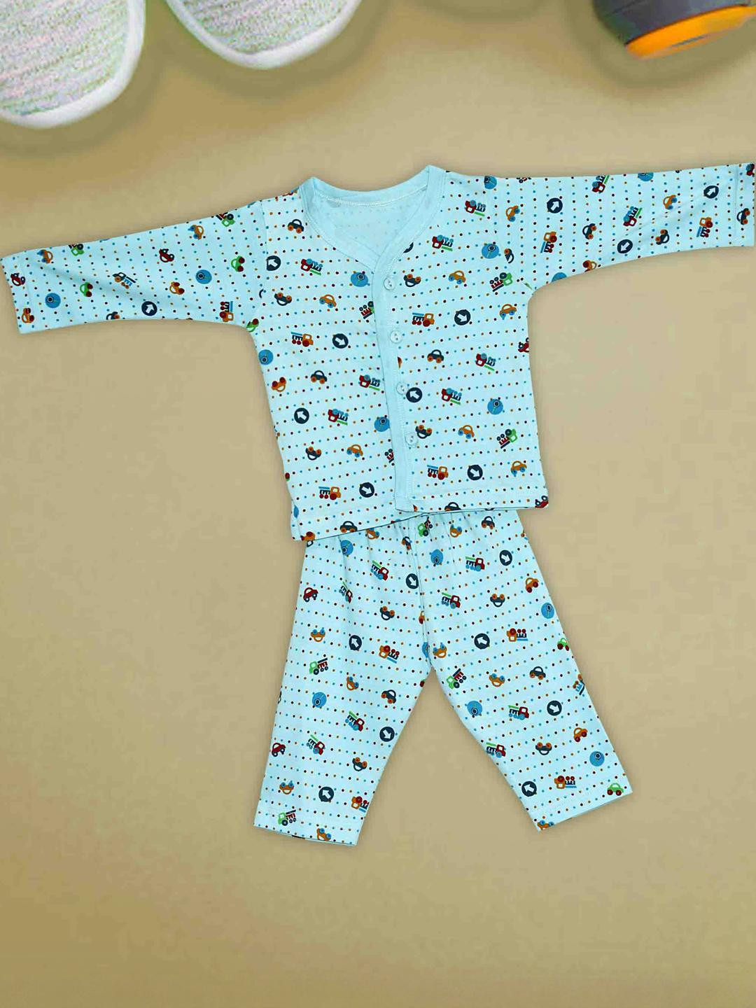 ME N MY Unisex Kids Printed Maxi Nightdress