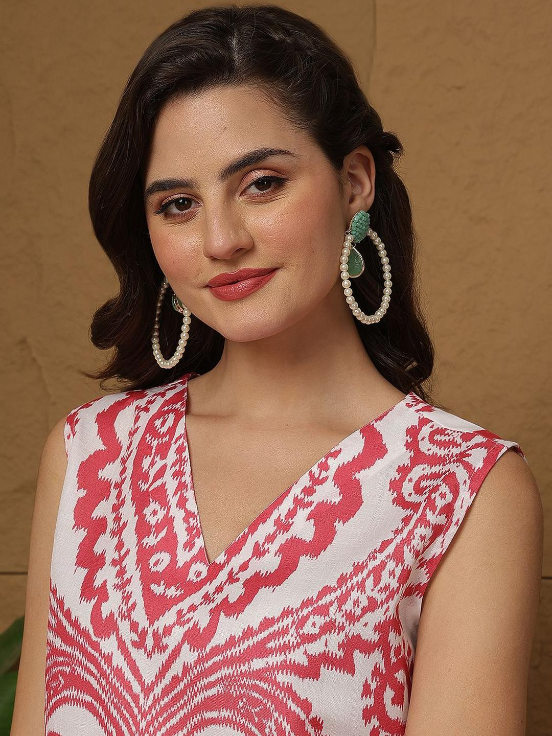 Anouk Rustic Ethnic Motifs Sleeveless  Kurtis