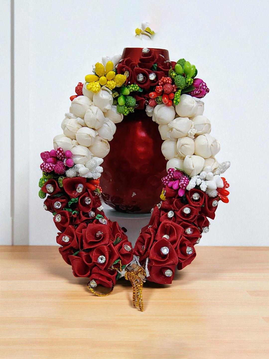 GADINFASHION Women Hair Accessory Set of Rose Mogra Juda Bun