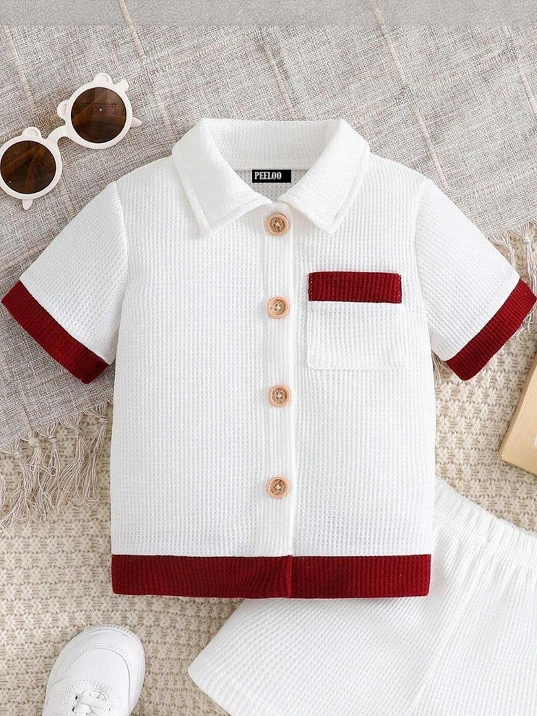 Fabfashion Unisex Maroon Clothing Set