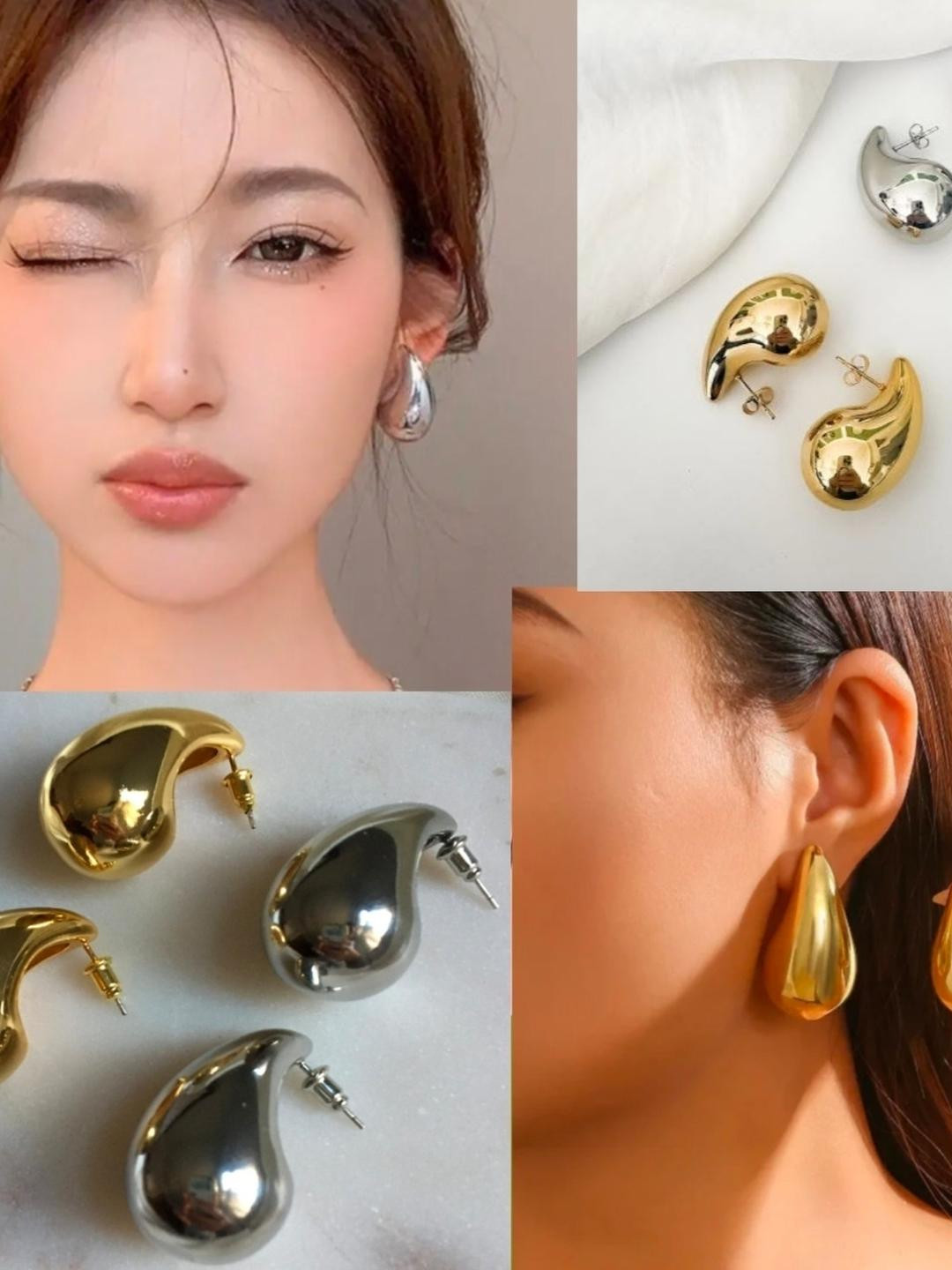 ISLANA Set of 2 Alloy Studs