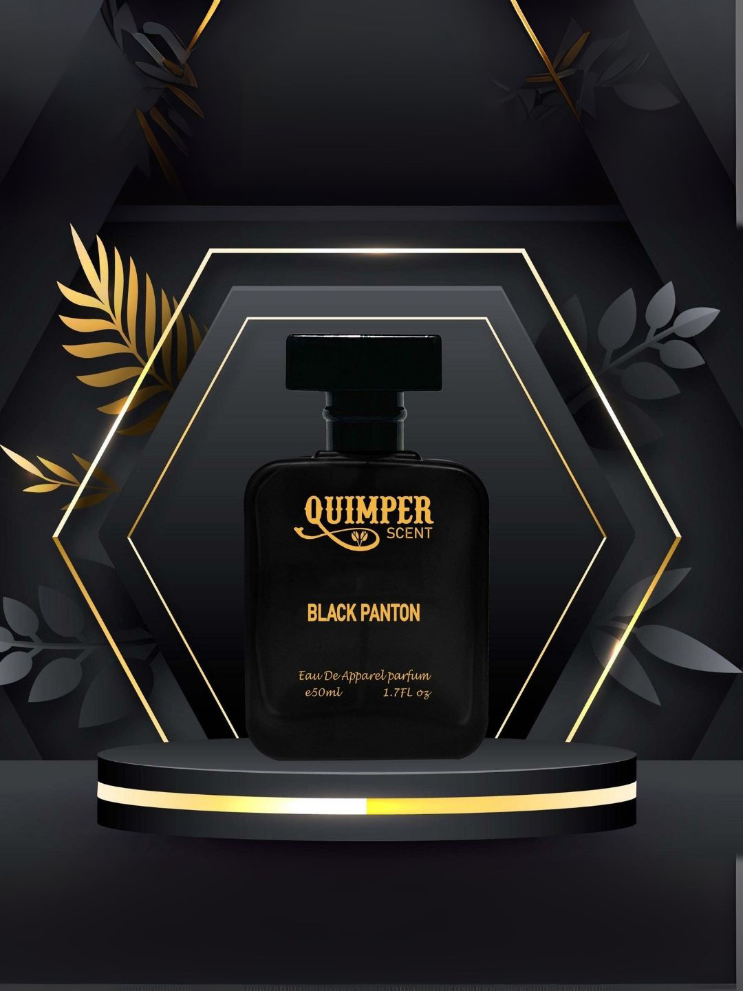 Quimper Men Black Panton Long Lasting Eau de Parfum - 50 ml