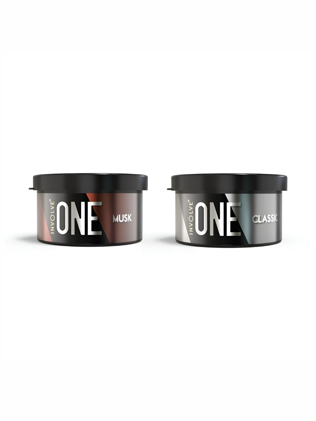 INVOLVE Musk & Classic Fiber 2 Pieces Car Air Freshener 40 g Each