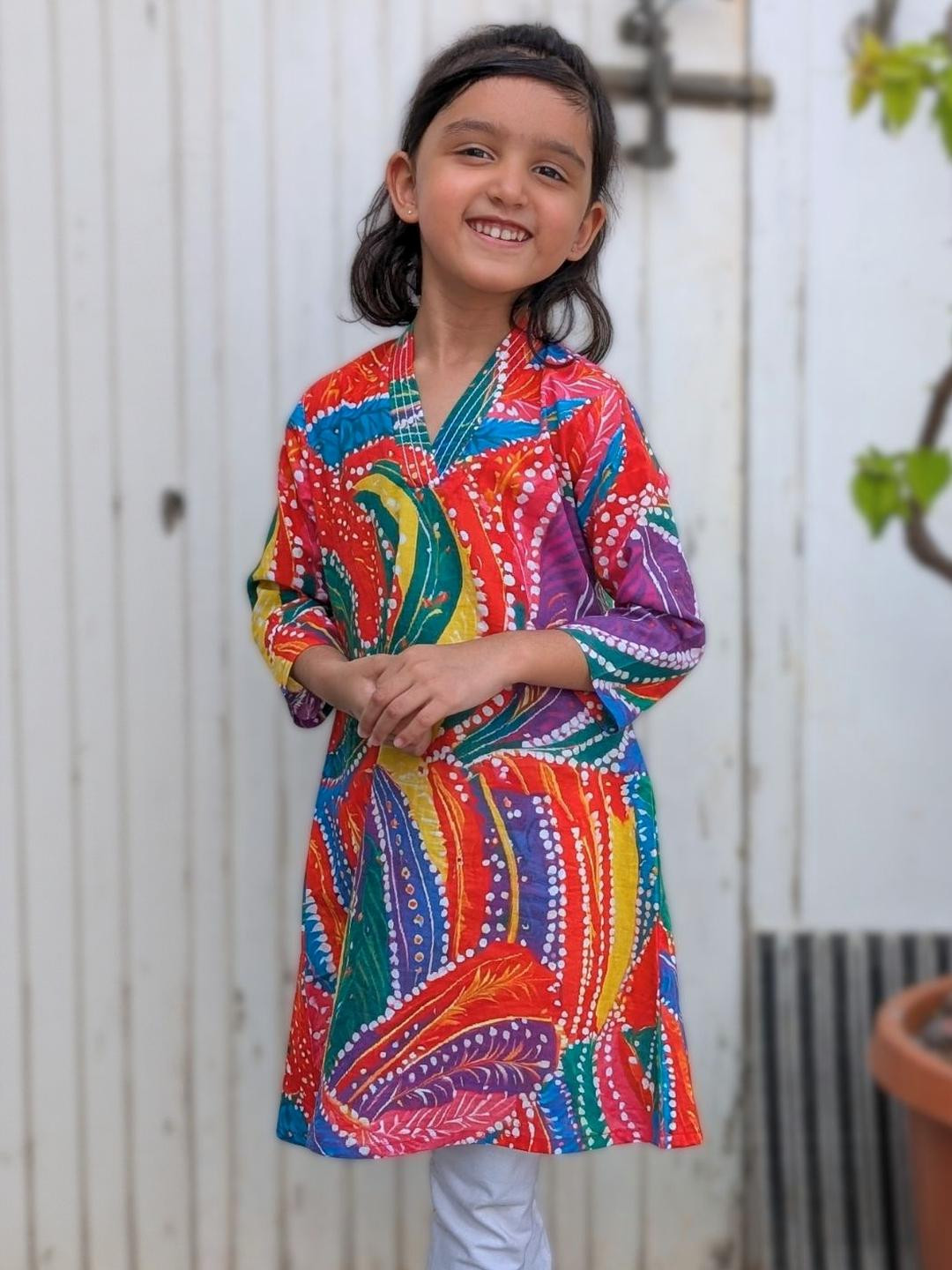 Tura Turi Girls Cotton Kurtas