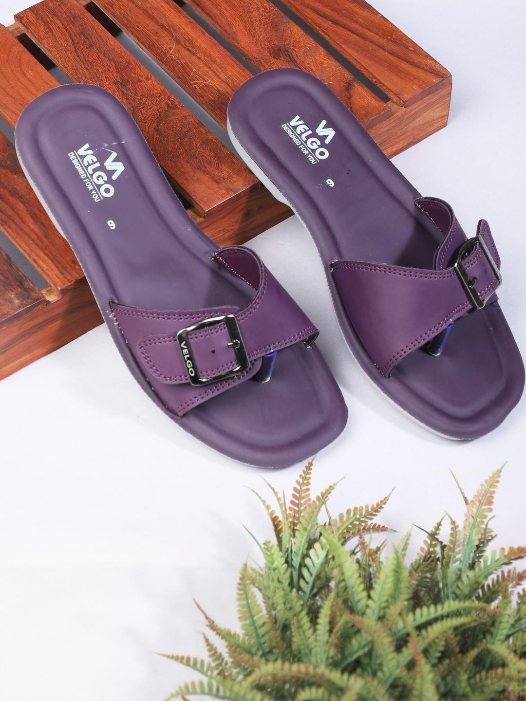 Ango Women Purple Sandals