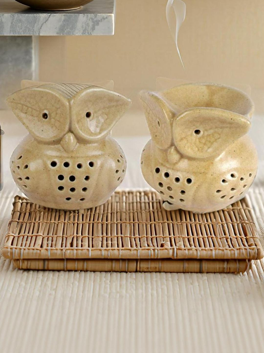 Kraftlik Handicraft White Ceramic Vases