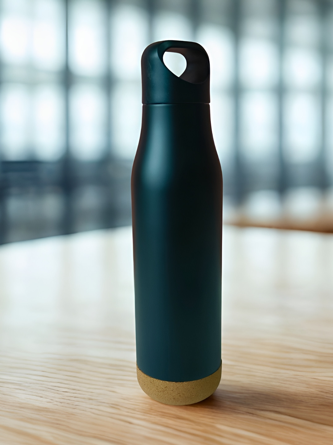 THE HOME CO. Black & Brown Stainless Steel Water Bottle