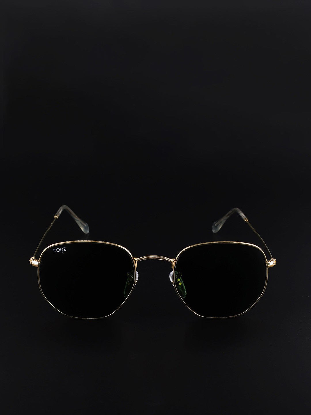 Irayz Women Round Sunglasses with UV Protected Lens 3548-Gold