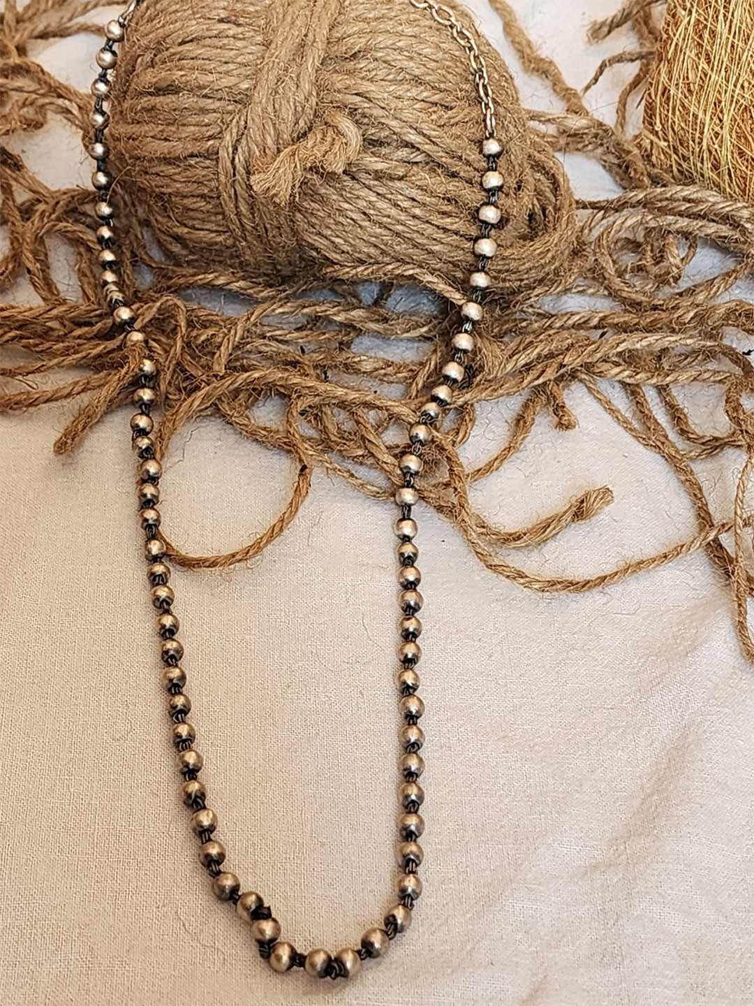 KINGSIN 925 Silver Beaded Chain