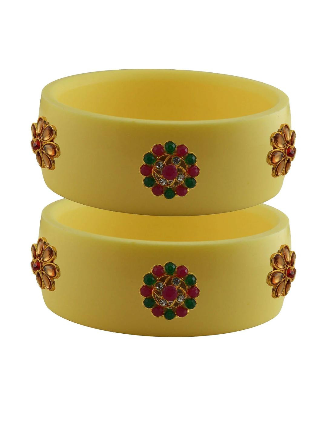 Vidhya Kangan Beige Plastic Bangles