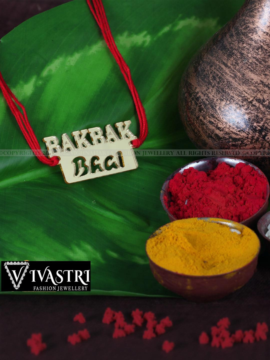 VIVASTRI Brother Thread Rakhi