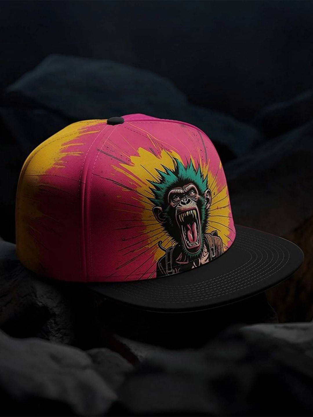 Juxar Men Wildcore Printed Snapback Cap